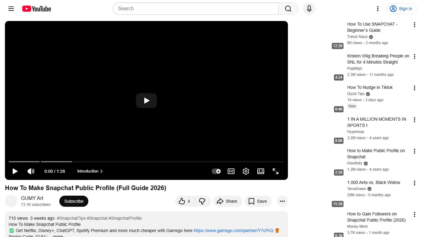 How To Make Snapchat Public Profile (Full Guide 2026) - YouTube